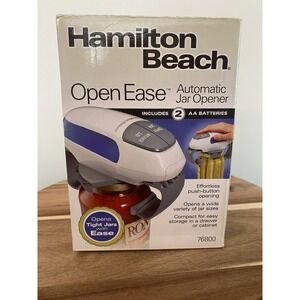 Hamilton Beach Open Ease Automatic Jar Opener 76800 NEW Sealed